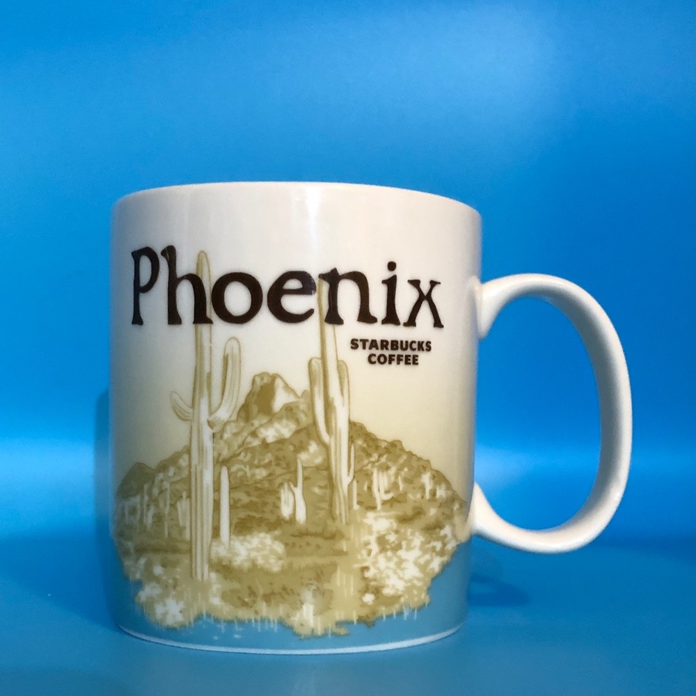 Starbucks 2011 Phoenix Mug - Cream and Brown